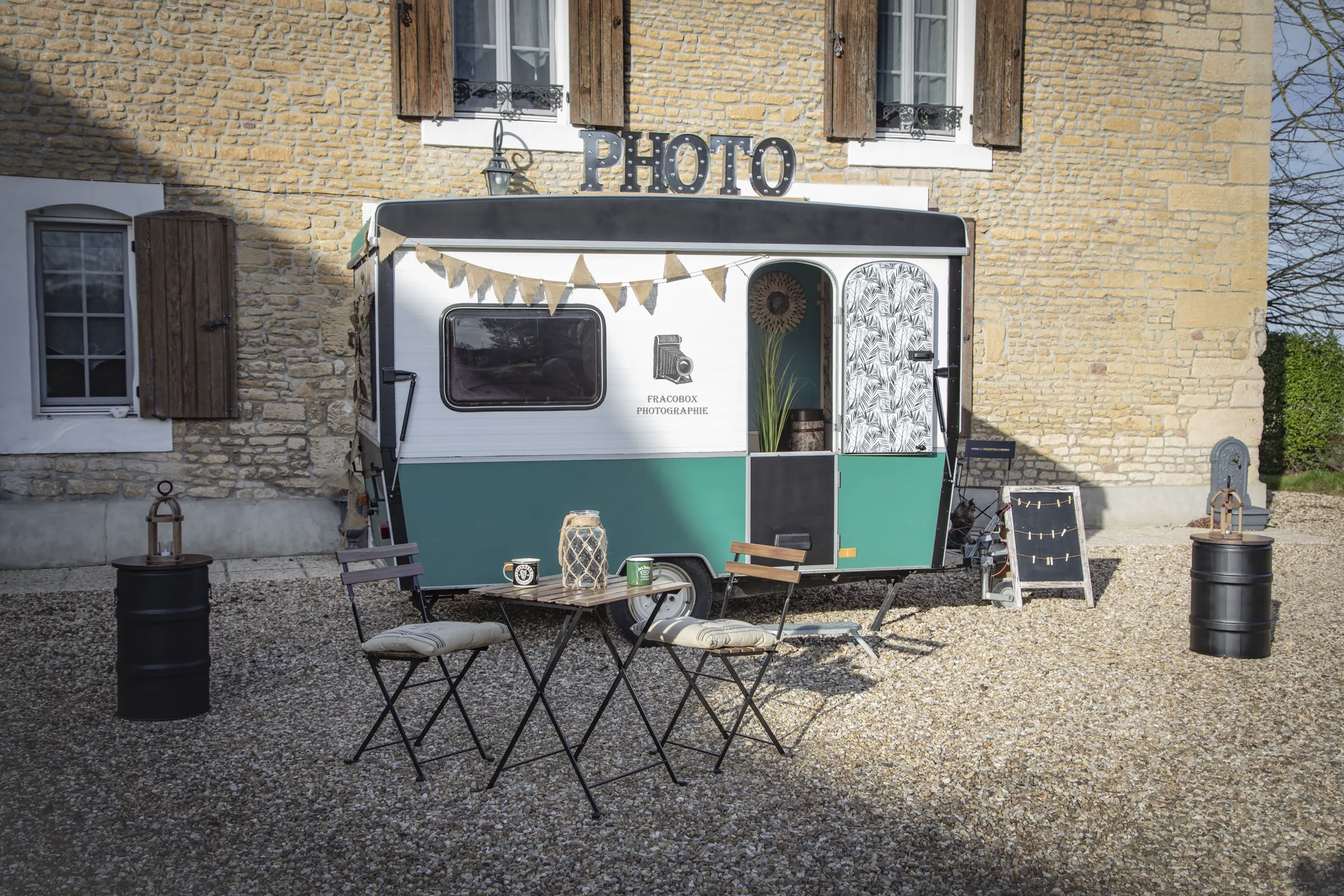 Pixie caravane photobooth vintage