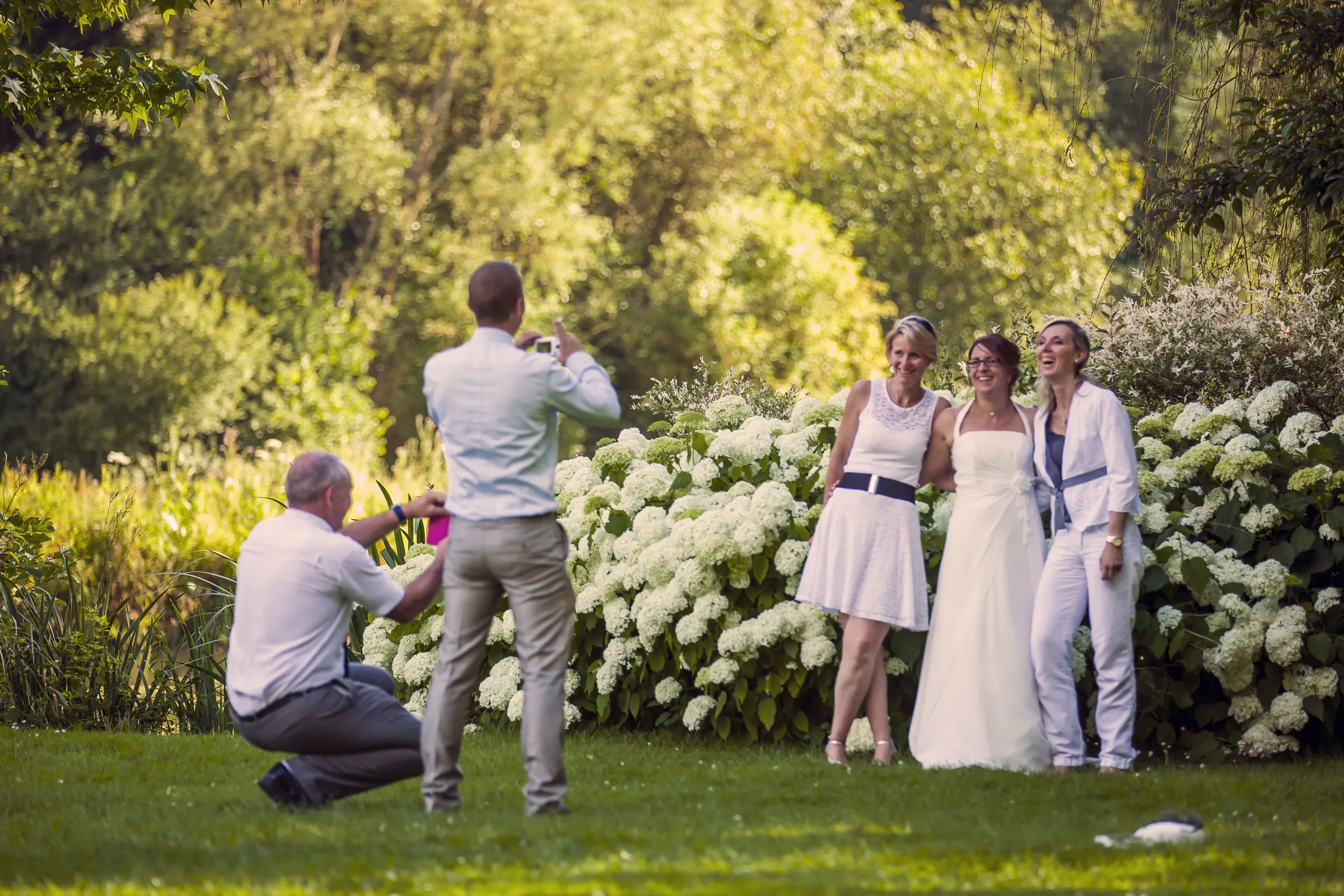 Mélanie et Thomas, moment de réception